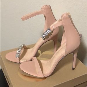 Sexy Strappy Dazzled Heel Sandals